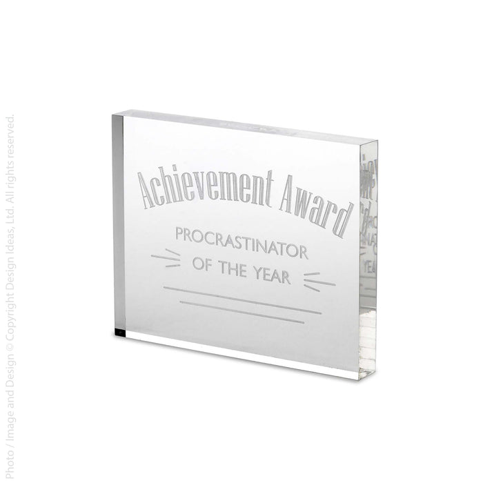 OfficeLife™ award (procrastinator)