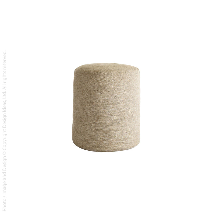 Melia Pouf Tall-texxture