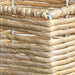 Maiz™ Woven Corn Leaf and Metal Basket (13 x 13 x 13in.) - (colors: ) | Premium Basket from the Maiz™ collection | made with Corn Leaf and Metal for long lasting use