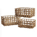 Lecce™ Woven Water Hyacinth Baskets (set of 3) - (colors: ) | Premium Basket from the Lecce™ collection | made with Water Hyacinth for long lasting use