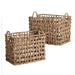 Vieste™ Small and Medium Woven Water Hyacinth Baskets (set of 2) - (colors: ) | Premium Basket from the Vieste™ collection | made with Water Hyacinth for long lasting use