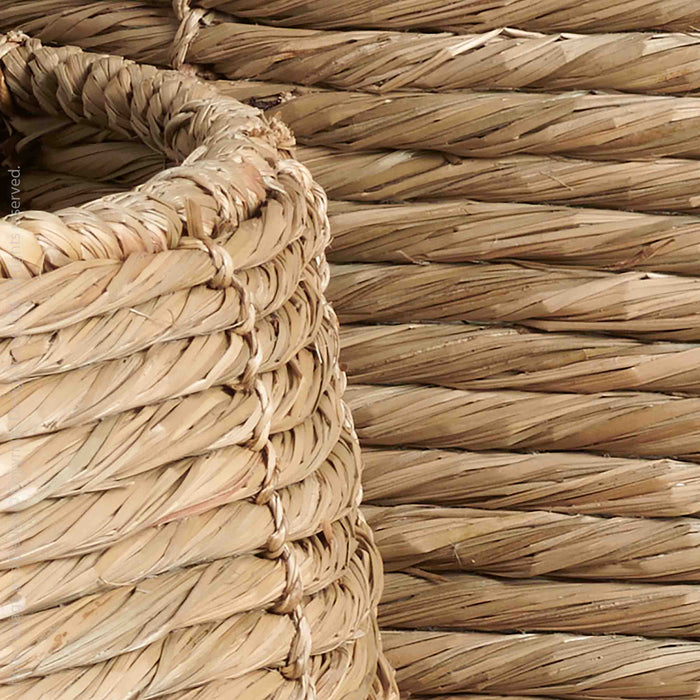 Bari™ Woven Water Hyacinth Twine Baskets (set of 2) - (colors: ) | Premium Basket from the Bari™ collection | made with Water Hyacinth Twine for long lasting use