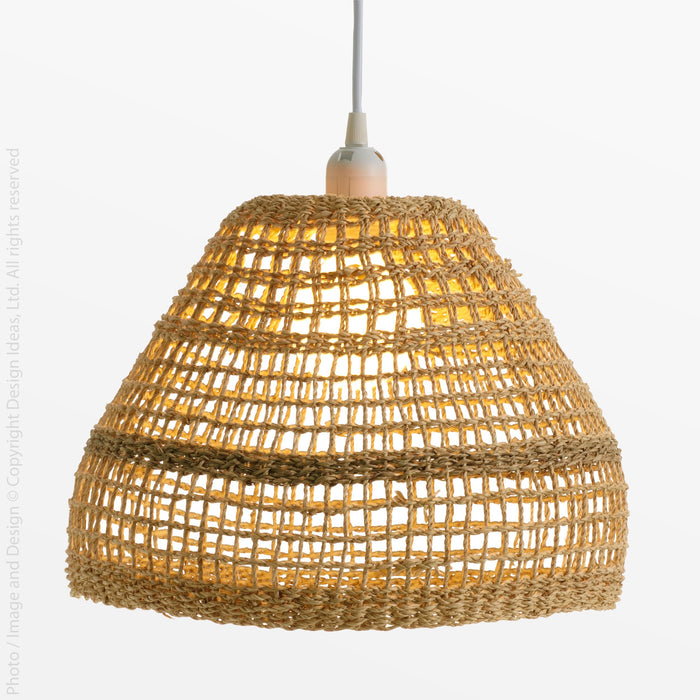 Nevis™ lampshade (white cord)