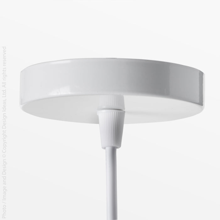 Nevis™ lampshade (white cord)