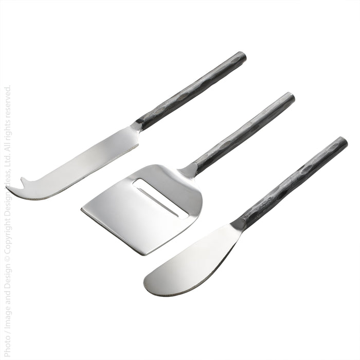 Tomini cheese knives (set/3)-texxture