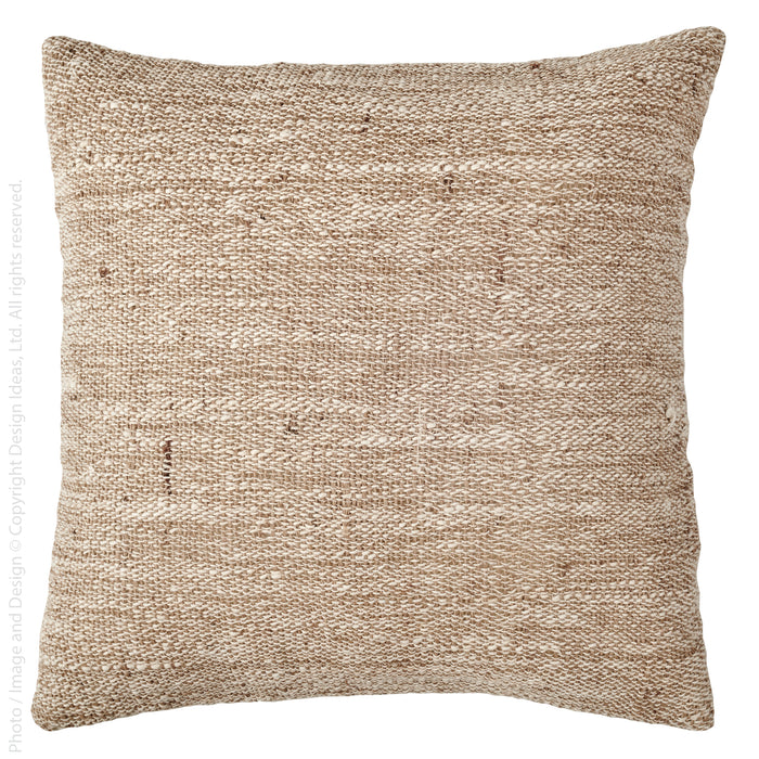 Capri™ cushion cover (jute: 20 x 20 in.)