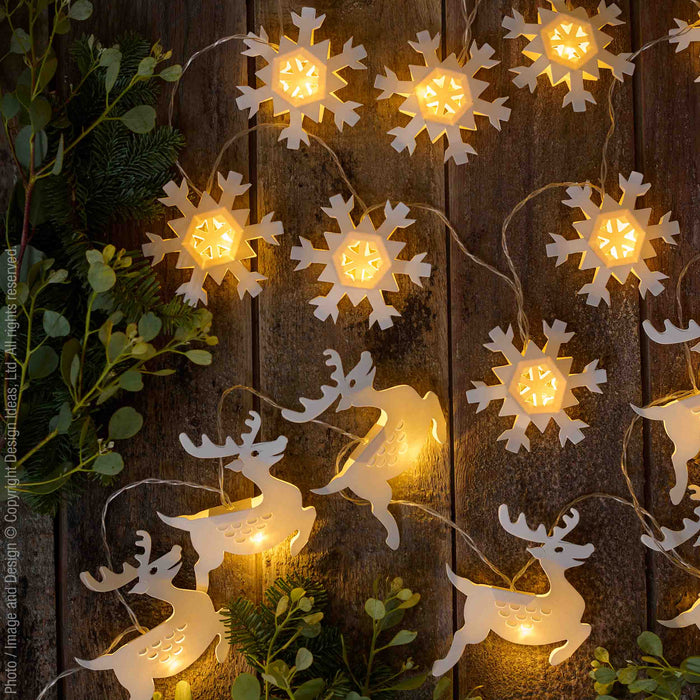 Flurry™ LED garland (reindeer)