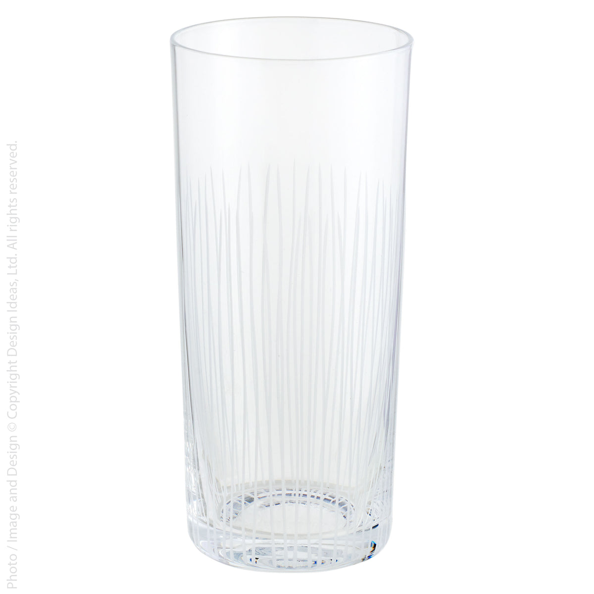 Endra 11 oz. Mould Blown Glass Drinking Glass - texxture