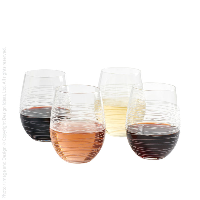 Solis™ stemless wine glass (set of 4)