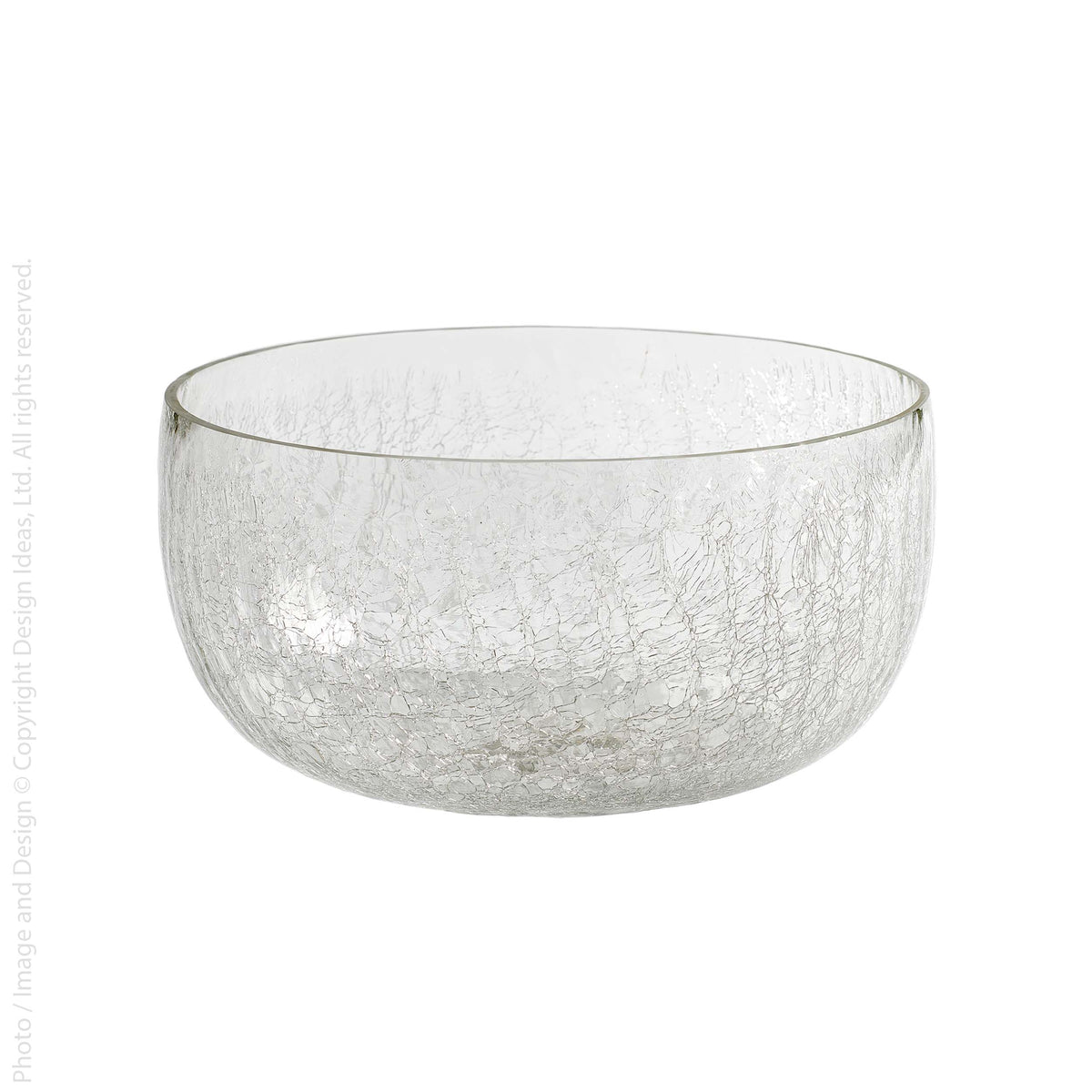 Norwell™ Mouth Blown Glass Serving Bowl texxture™ — Design Ideas