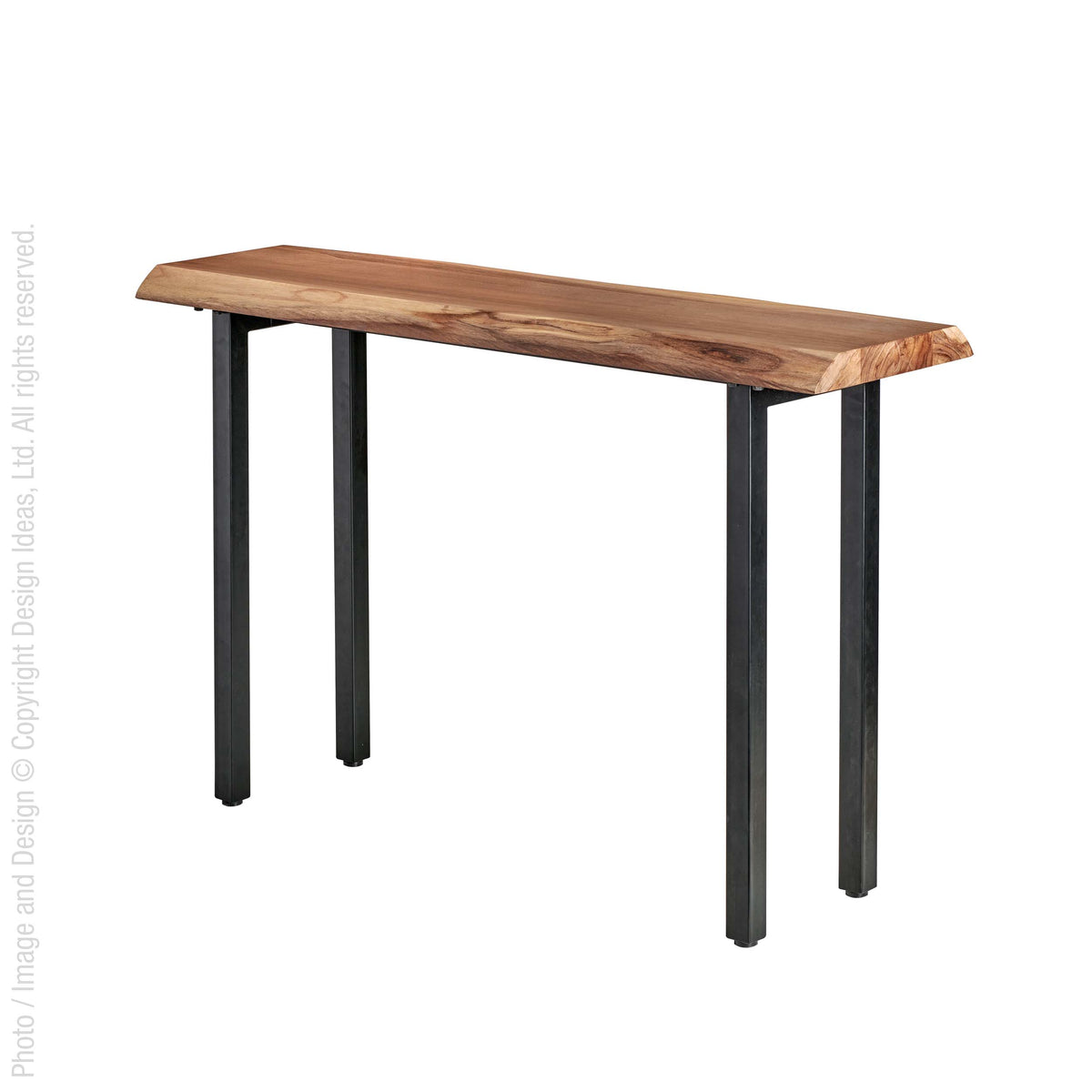 Takara™ Teak Live Edge Console Table texxture™ — Design Ideas