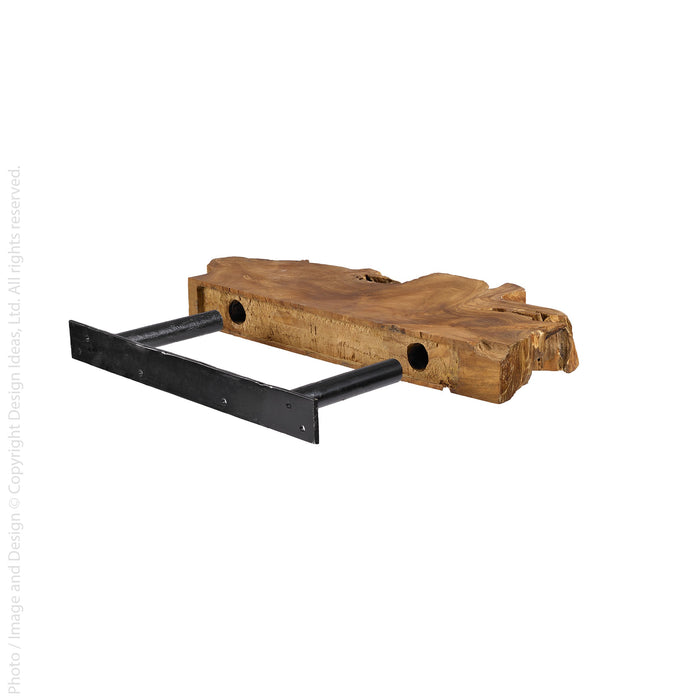 Takara™ live edge shelf (16 x 10 in.)