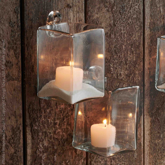 Bowery™ candleholder (3 x 3 x 4 in.)