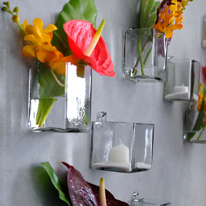 Bowery™ candleholder (3 x 3 x 4 in.)