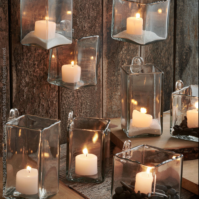 Bowery™ candleholder (3 x 3 x 4 in.)