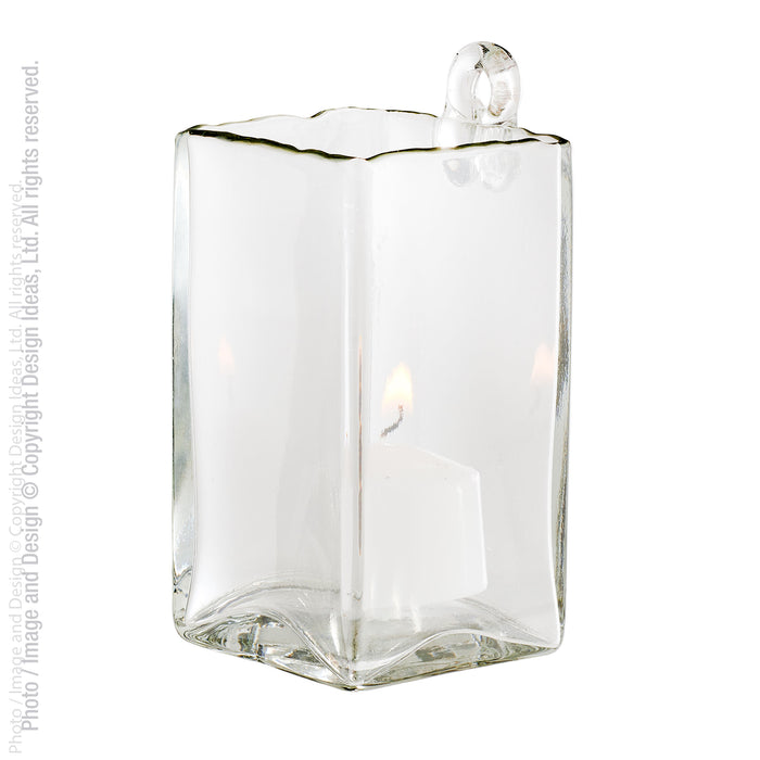 Bowery™ candleholder, (3 x 3 x 5 in.)