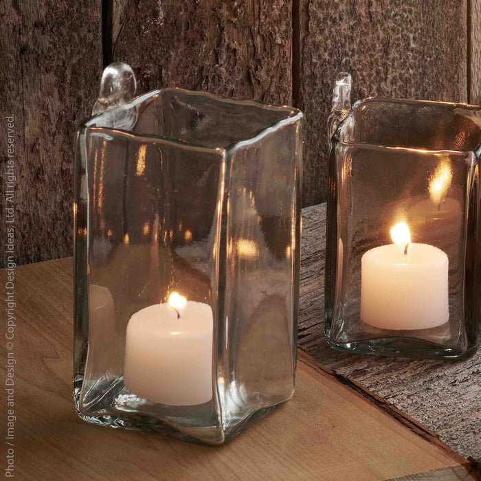 Bowery™ candleholder, (3 x 3 x 5 in.)
