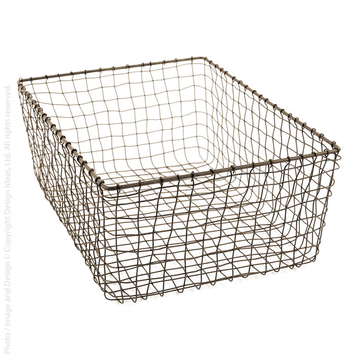 Cabo™ basket (medium: rectangular)