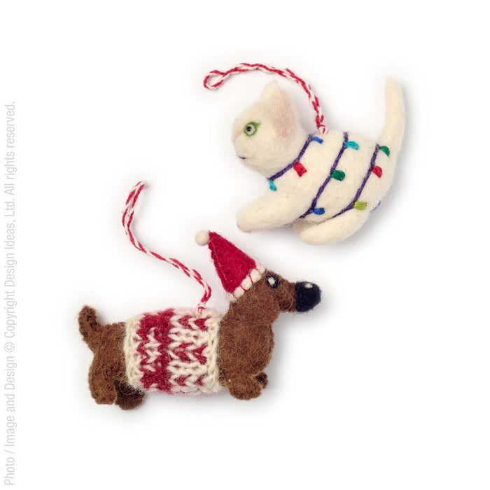 Lilliput™ ornament (paws and claws: set of 2)