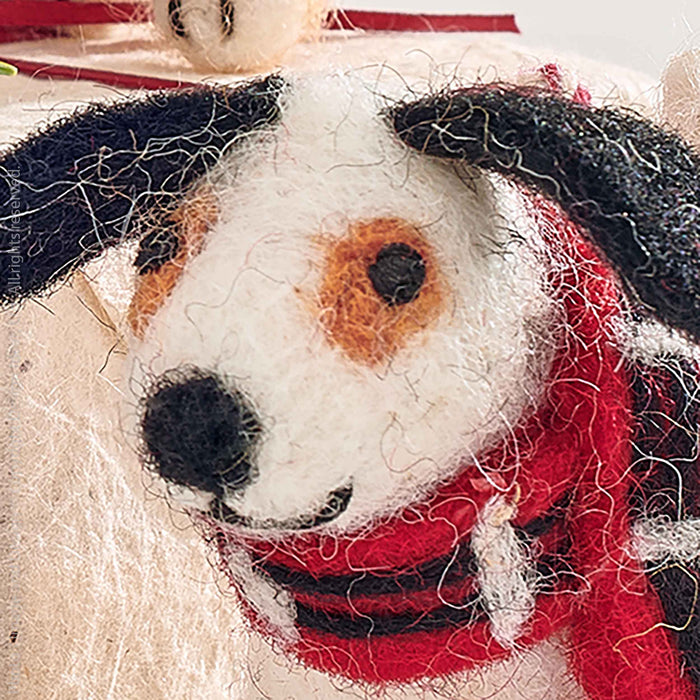 Lilliput™ ornament (festive dogs: set of 3)