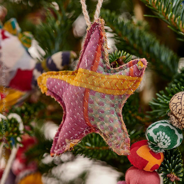 Patchwork™ ornament (star)