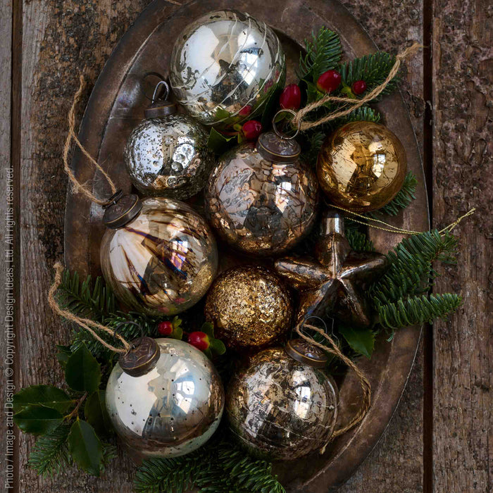 Jensen™ ornaments (2 in.: set of 4)