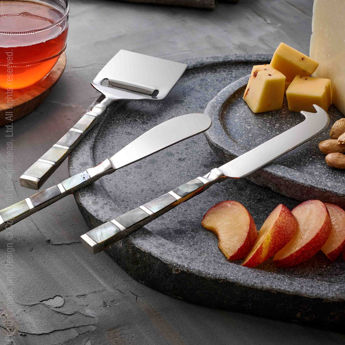Abalon™ cheese knives (set of 3)