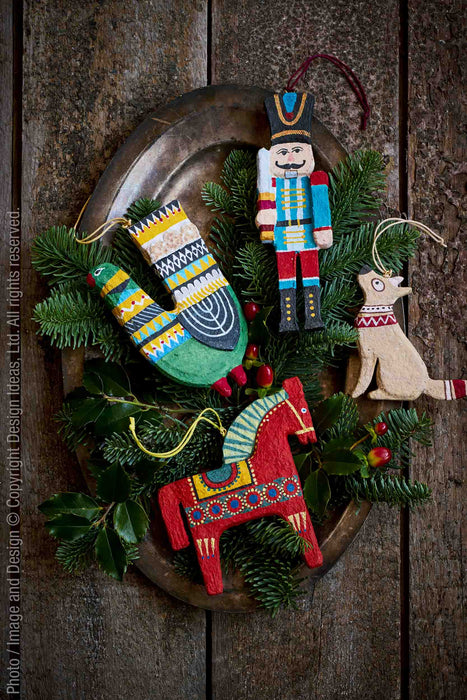 Sugarplum™ ornament (blue nutcracker)